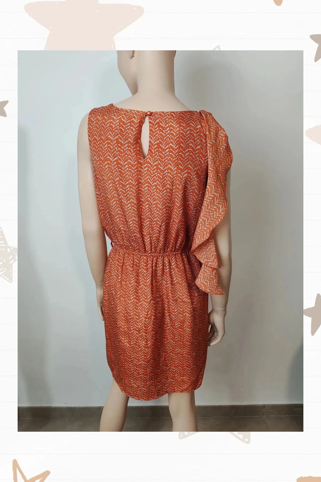 Vestido naranja Fórmula Joven – photo 2